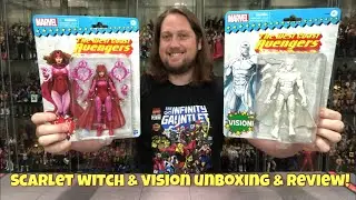 Scarlet Witch & Vison West Coast Avengers Marvel Legends Unboxing & Review!