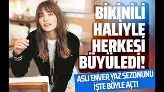 Star TV Babil dizisinin yıldızı Aslı Enver bikinili pozunu verdi görenleri büyüledi