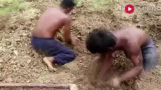 Индейцы строят бассейн