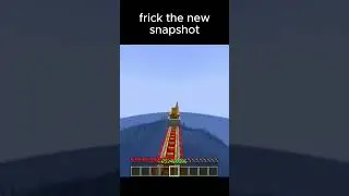 frick the new snapshot #minecraft #shorts
