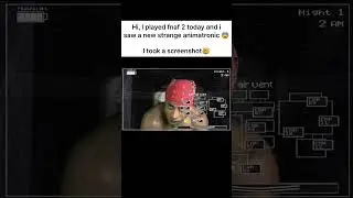 New animatronic in fnaf 2? (2023)😨🤯😰