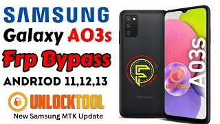 Samsung Galaxy A03s Frp Bypass android 12 || Samsung A03s Frp bypass with unlocktool