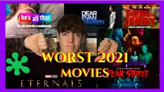 THE 25 WORST MOVIES OF 2021 RANKED (2021 Movies Ranked Part 1 of 3)