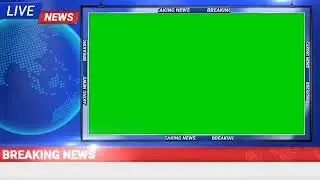 free news green screen | no copyright green screen template | free green screen News | NCS