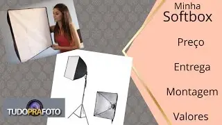 Softbox PARA VIDEO E FOTO, Site Tudo pra Foto, preço, entrega, montagem