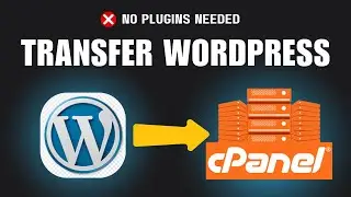 Transfer WordPress from Localhost to cPanel Without Plugins | Step-by-Step WordPress Migration