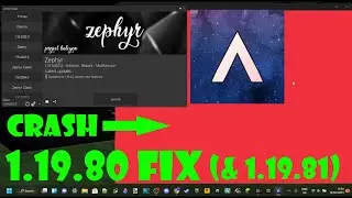 Ambrosial & Zephyr Client 1.19.80 & 1.19.81 Crash Issues FIX