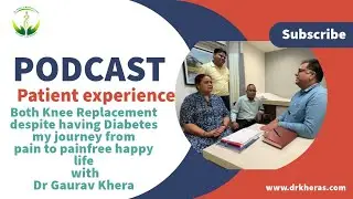 total knee replacement in a diabetic patient