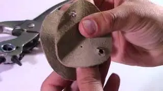 Idea sencilla para reciclar cuero/piel
