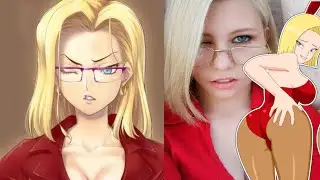 ANDROID # 18 SEXY - the best Cosplay تأثيري