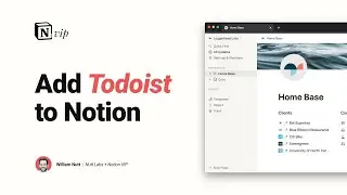 Add Todoist to Notion