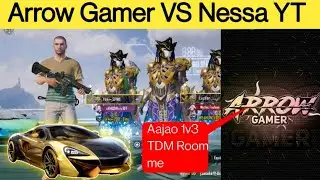 gf challenge me for 1v3 TDM😒noob hu kiya