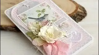 Мастер-класс " Открытка ". Скрапбукинг.
