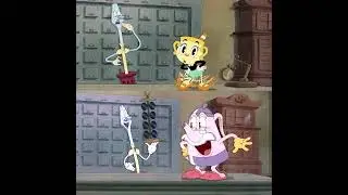 Ms chalice VS Elder kettle dance #thecupheadshow #shorts
