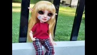 Making My Channel Mascot into a Doll #repaint #ooak