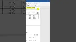 6  Căn chỉnh độ rộng bảng chuẩn xác nhanh chóng #excel #words #exceltips #powerpoint #education