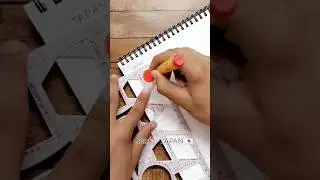 Flag drawing part 1 JAPAN 🇯🇵 | What's next ? #shorts #japan #flag