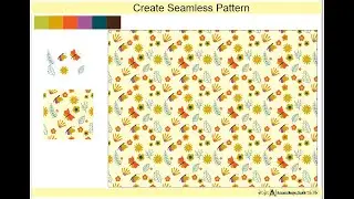 Corel Draw Create Seamless Pattern with Pattern fill and save file