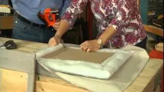 How to make an upholstered headboard.avi
