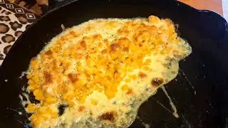 Korean corn cheese with fire noodles!