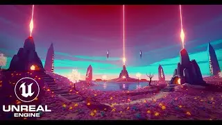 Unreal Engine - Speed Level Art 3 - New Skies - Low Poly Stylized Environment