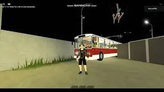 Отправления в депо острова хадбарс на ЗИУ-9(ЗИУ-682) в OneSkyVed's trolleybuses place | Roblox