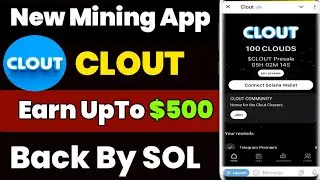CLOUT ON SOL Airdrop | Clout new airdrop | Clout Telegram bot