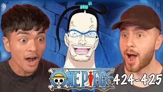 OH WE GOT MR 3 NOW AS WELL!? - One Piece Episode 424 & 425 REACTION + REVIEW!