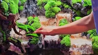 Make a waterfall in the house | Aquarium Design