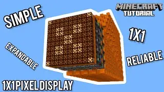 1x1 Pixel Display | Minecraft 1.21 Redstone Tutorial