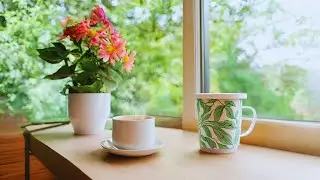 Tranquil Coffeehouse Jazz with Nature Sounds: Calming Tunes to Alleviate Stress and Foster Serenity