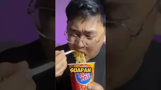 POP MIE PEDES DOWER 🔥🔥Ternyata pedes nya gak seperti yang di bayang kan loh😂 #makanpedas #popmie