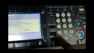 How to remove error code C2557 in Konica Minolta Bizhub 282 |Daily New Solutions |