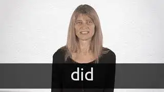How to pronounce DID in British English