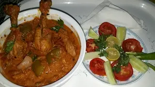 Kadhai chicken||Restaurant style