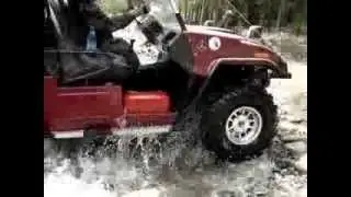 Joyner Renegade брод горной реки, Саяны 2011