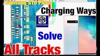Samsung S10+ Plus/SM-G975 Charging/USB ways,Not Charging Problem,All Solutions,Tracks with Explain✅💯