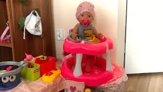 Вечер, babyborn play doll/evening, играемся в новые игрушки, купаемся, кушаем, спим