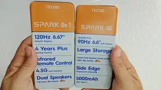 Tecno spark Go 1(4.5G) VS Tecno spark Go 2024 : Speed Test