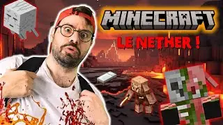 PREMIERE FOIS DANS LE NETHER - MINECRAFT