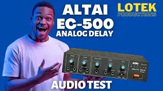 Altai EC-500 -  1980s Analog Delay (BBD) Audio Test