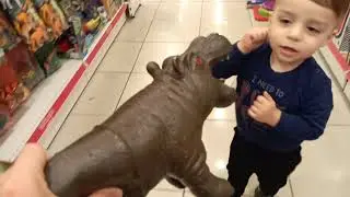 Oyuncakları inceledik Tamir setleri ve oyuncak hayvanlara baktık | eğlenceli çocuk videosu