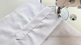 Shirt chak patti stitching men’s shirt chak patti sew a professional sleeve pockets quick method