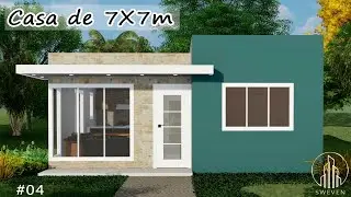 Casa de 7x7 m