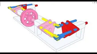 0117 - Drive for opposite rotations of two distant shafts
