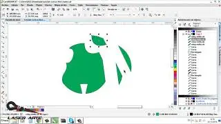 6 TUTORIAL COREL X7 Como usar herramienta cortar