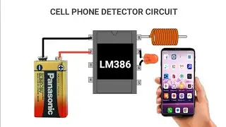 How To Make Mobile Detector || lm386 projects