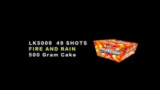 LK5009 Fire And Rain 49 Shots 500g Cake Fireworks