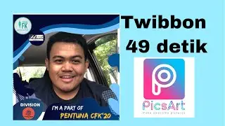 Tutorial buat/pasang Twibbon kurang dari semenit || PicsArt