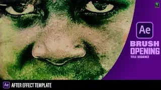 Brush Opening Title Sequence_After Effect Template